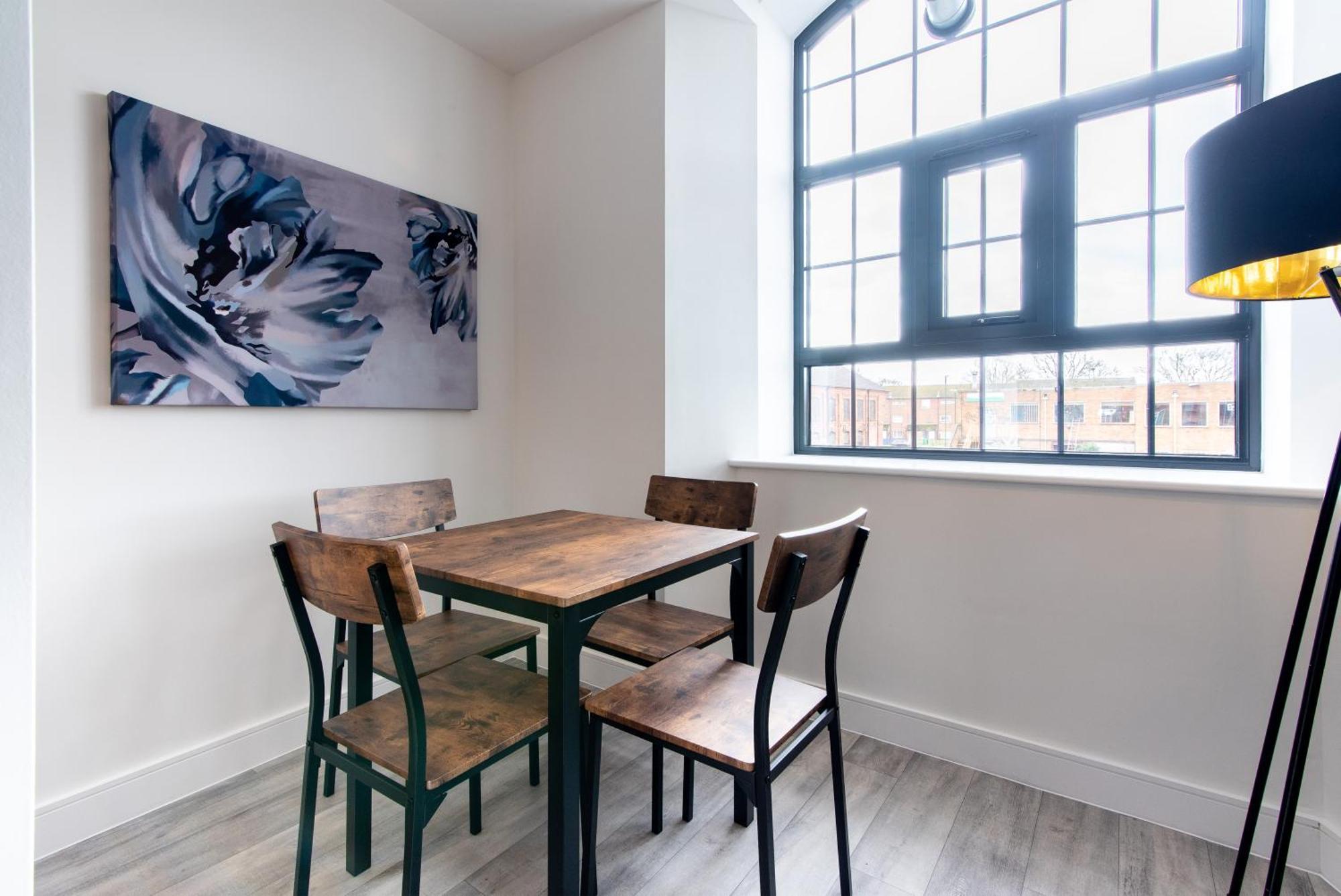 Apartment Modern 1 Bedroom Near Train Station Nottingham